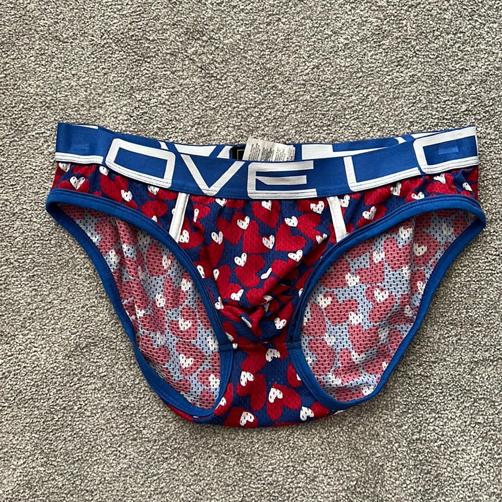 Andrew Christian - Love Sweetheart Mesh Brief w/ Almost Naked